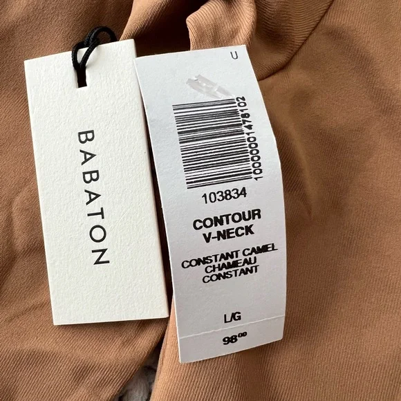 NWT Artitzia Babaton Contour V Neck Bodycon Midi Dress - Picture 13 of 13